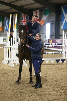 Tom Dovkants commandingly claims the SEIB Winter Novice Championship Qualifier at Northcote Stud to secure his place in the Hickstead Final